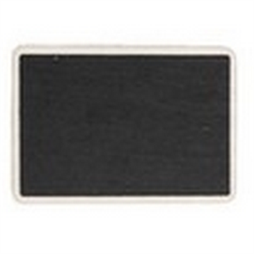 Skilt m klemme 8,6x6 cm 